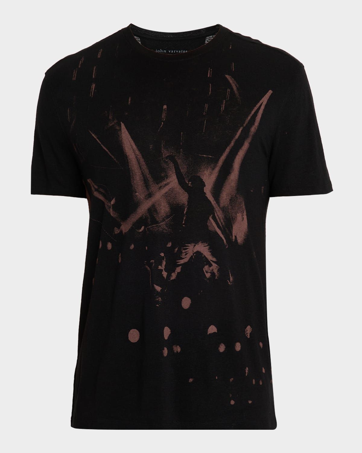 Men & apos;s Graffiti Linen and Modal Graphic T-Shirt