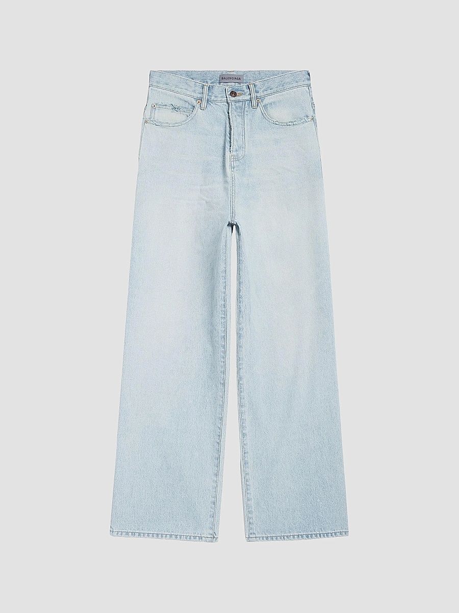 Balenciaga Men's Casual Jeans - Light Blue - Size Medium