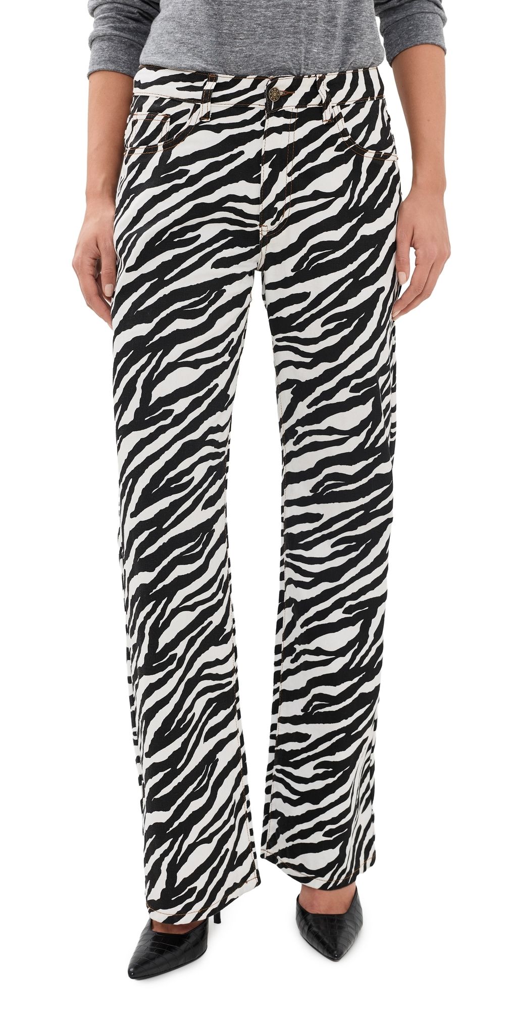 Lioness Peak Jeans Zebra M