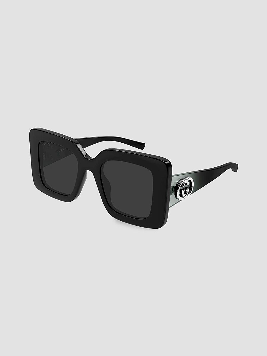 Women's Montecarlo 49MM Square Sunglasses - Black
