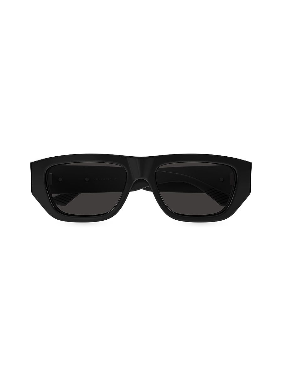 Women's Stone Ribbon 55MM Sunglasses - Black