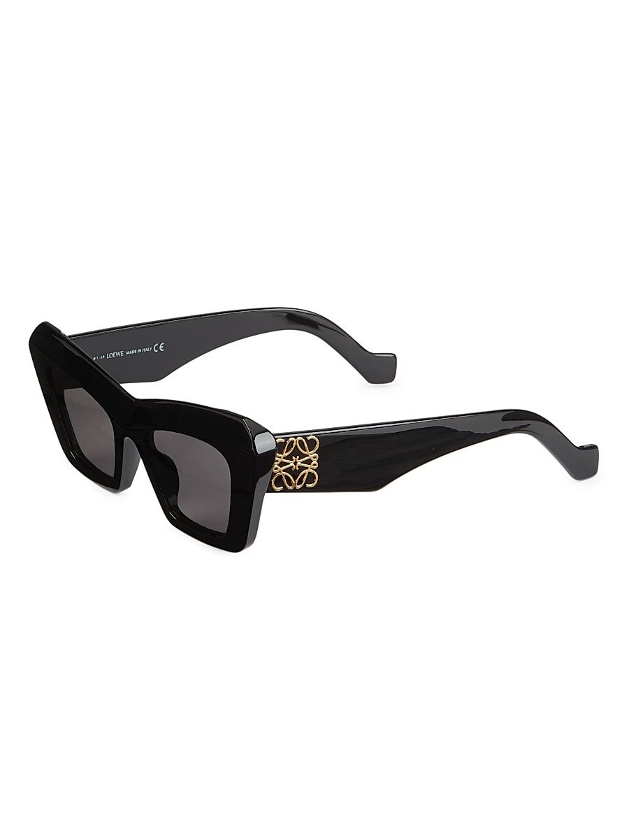 Women's 50MM Cat-Eye Sunglasses - Black
