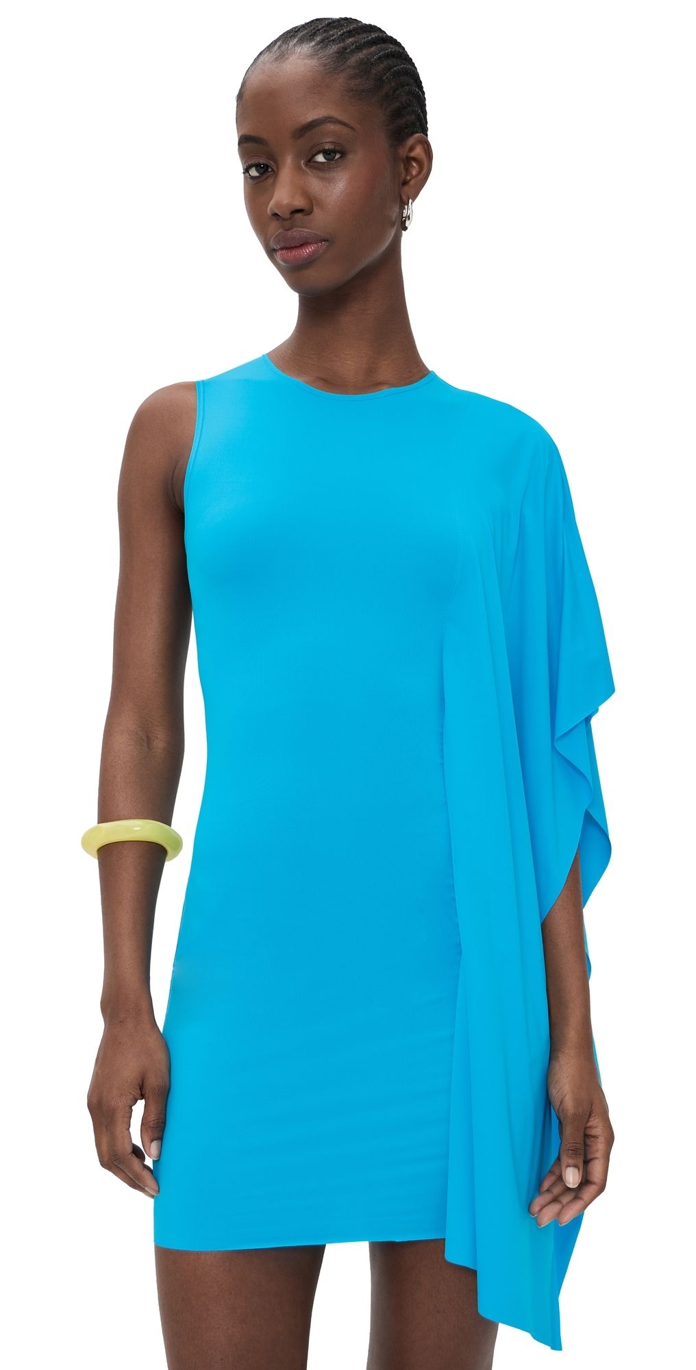 Cultnaked Luminary Dress In Aqua Blue XL