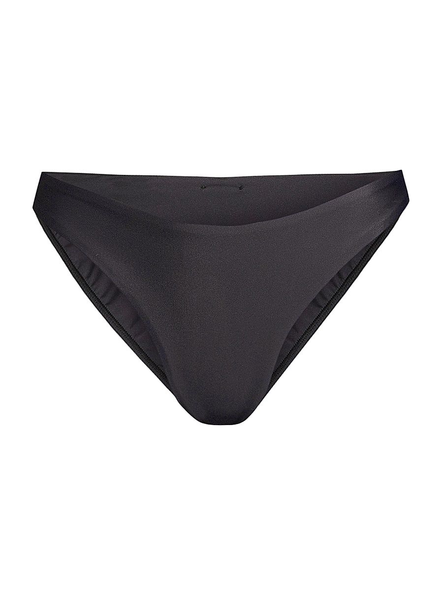 Milly Women's Resort Margot Bikini Bottoms - Black - Size Large