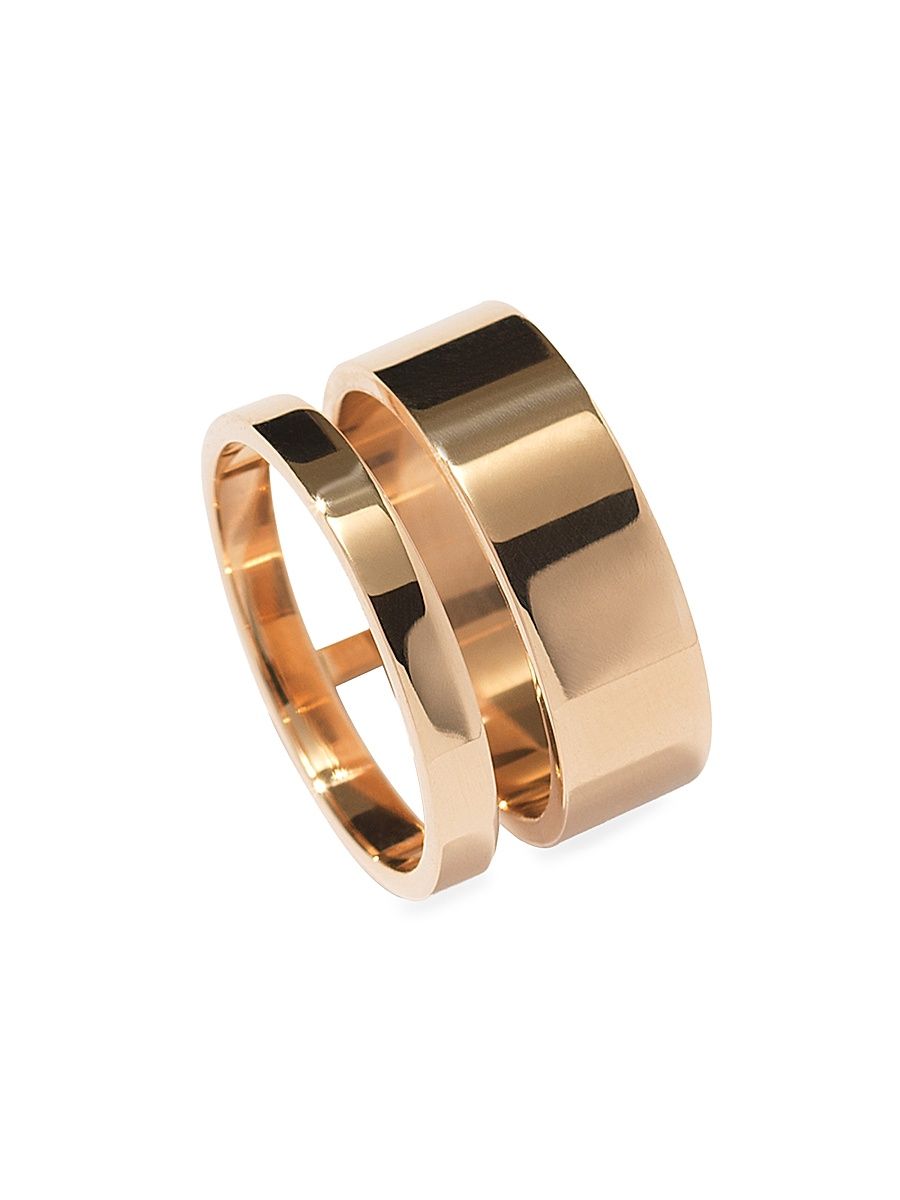 Women's Berbere 18K Rose Gold Module Ring - Rose Gold - Size 6