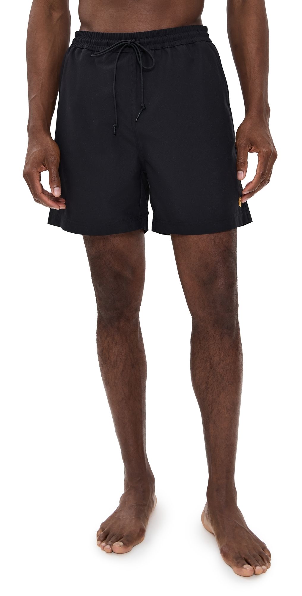 Carhartt WIP Chase Swim Trunks 5.5 Black / Gold M