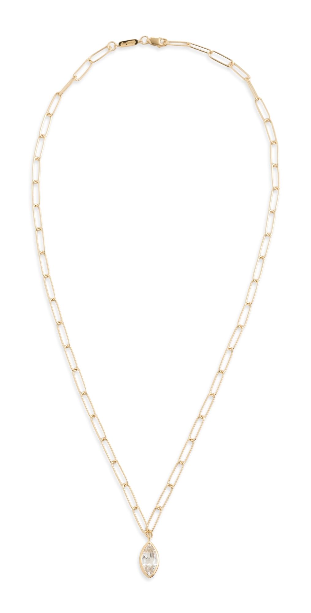 Otiumberg Marquise Lovelink Necklace Gold One Size