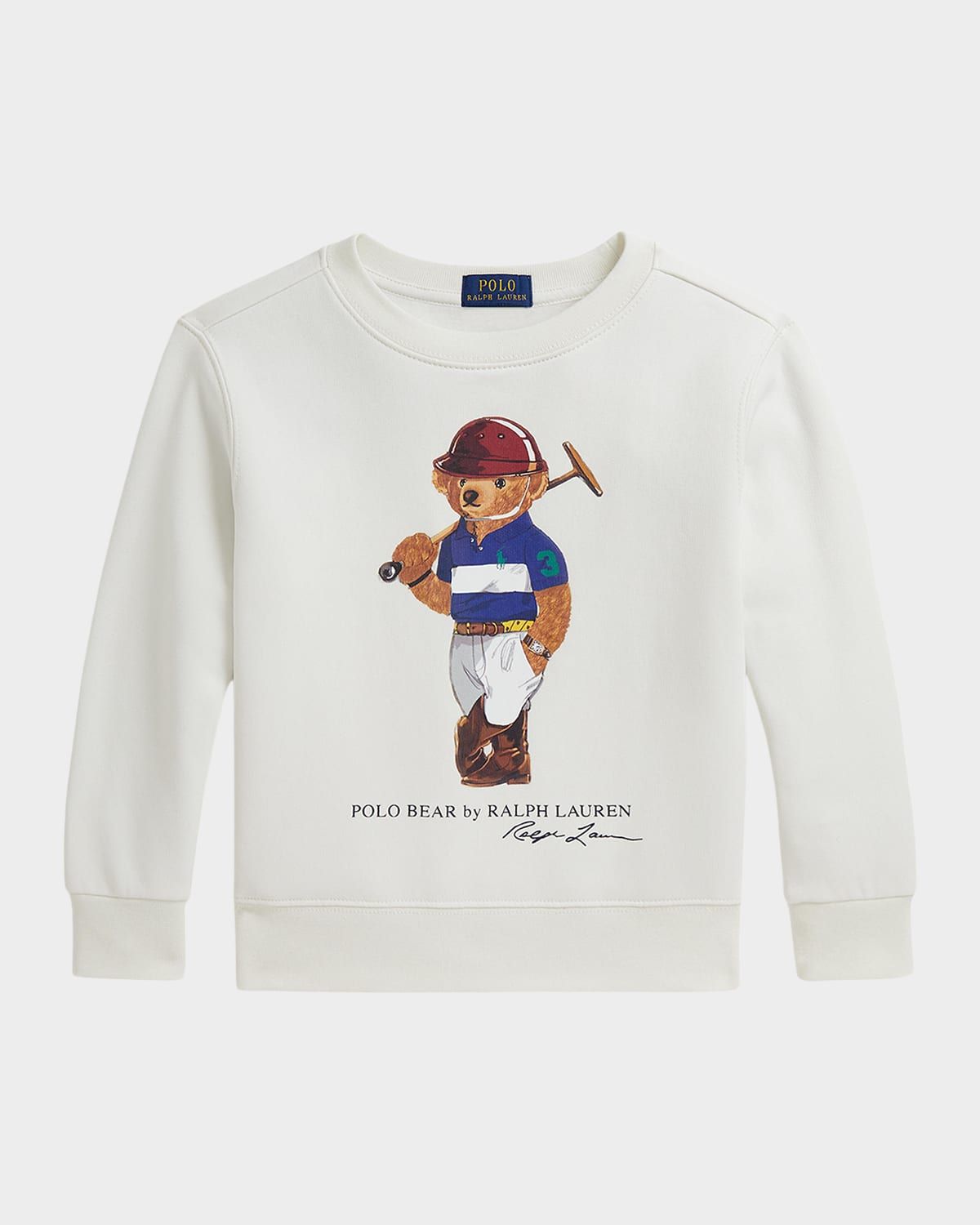 Boy & apos;s Polo Bear Cotton Fleece Sweatshirt