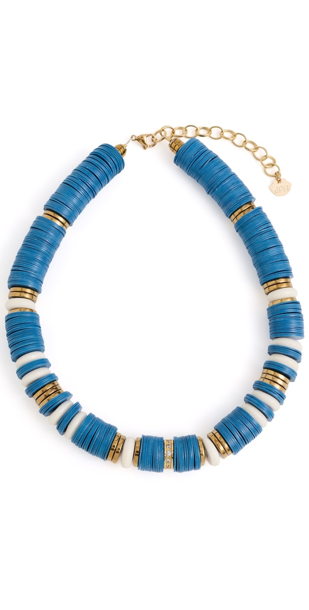 Hijas de Puka Jaipur Blue Maria Necklace Sea Blue One Size