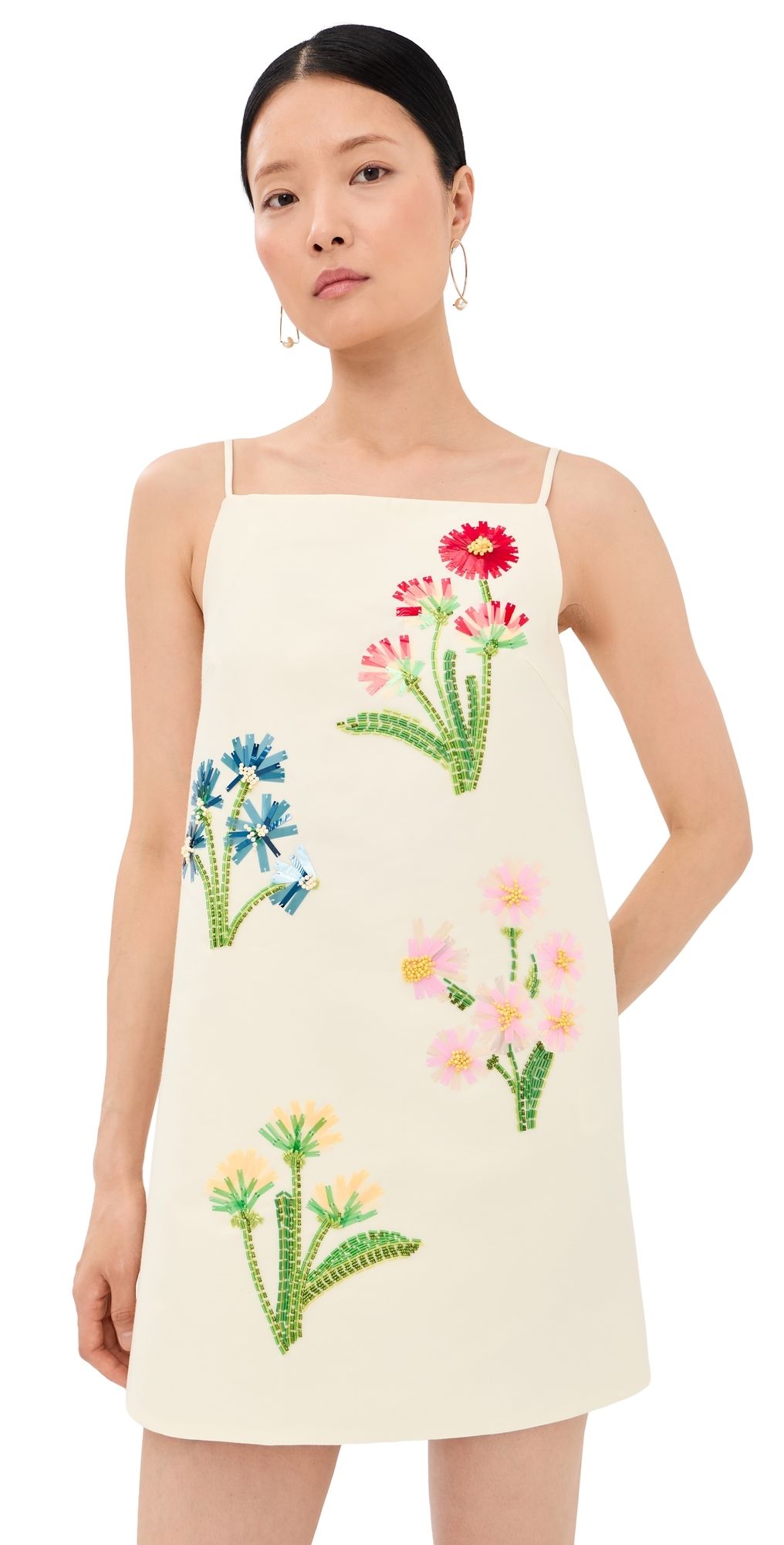 Leo Lin Leia Wool Mini Dress Wildflower 8