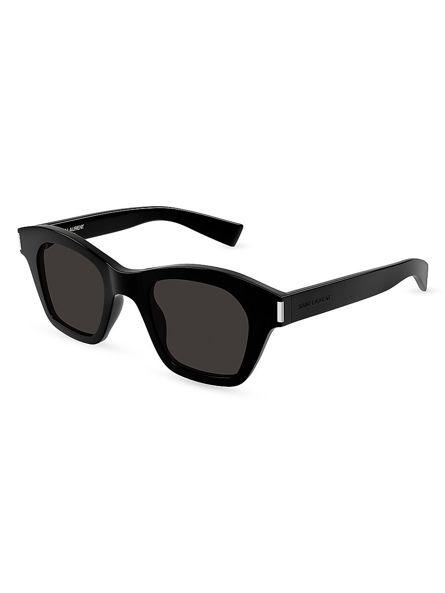 Men's Fashion Vintage 47MM Square Sunglasses - Black