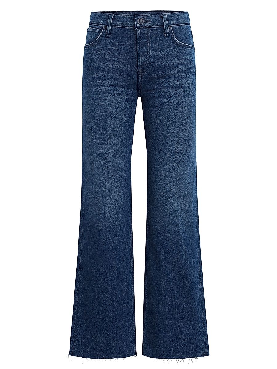Women's Petite Rosie High-Rise Wide-Leg Jeans - Dover - Size 29