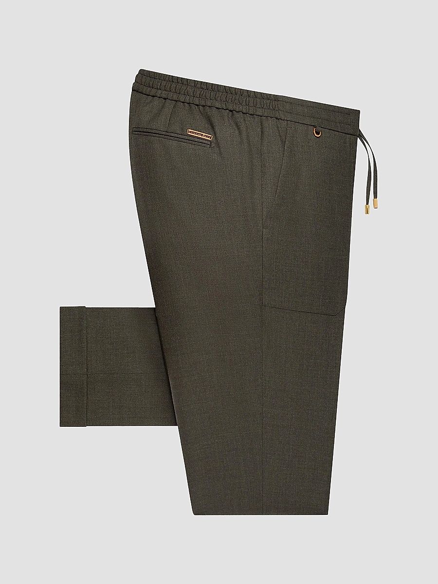 Stefano Ricci Men's Modern Tailored Sport Trousers - Charcoal - Size 40