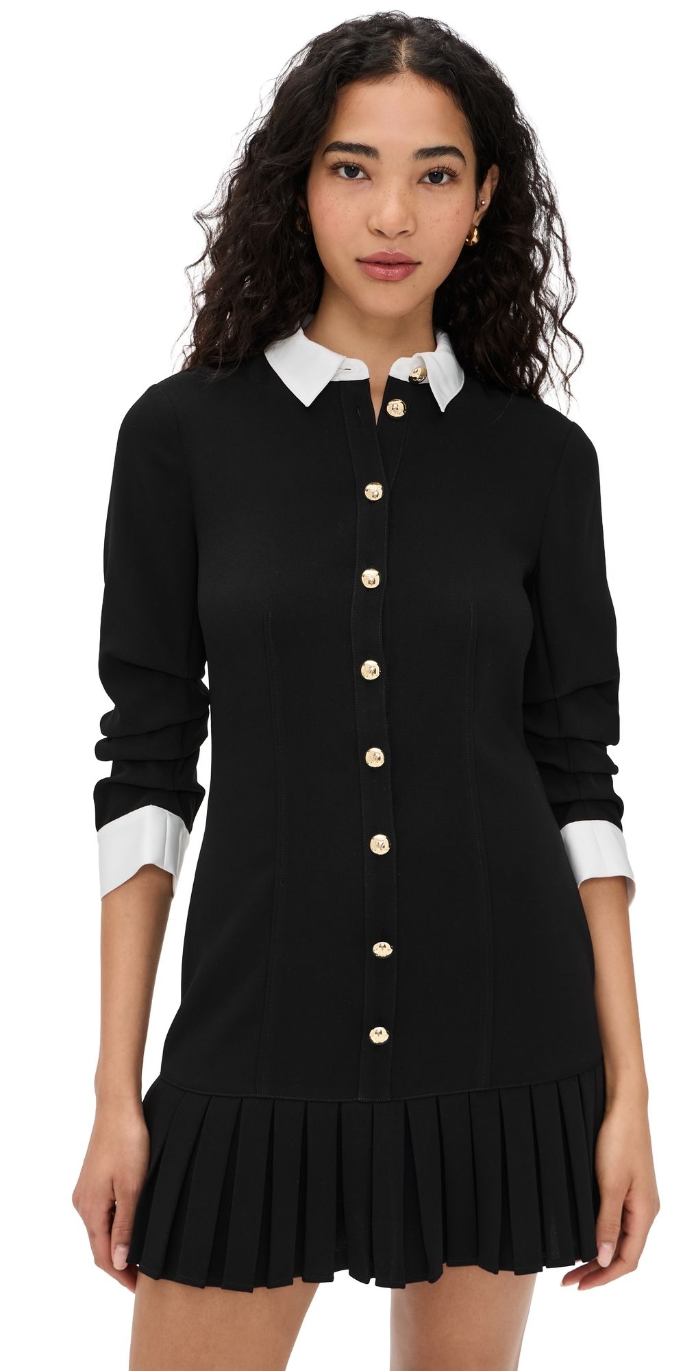 Cinq à Sept Lucilla Dress Black/Ivory 8