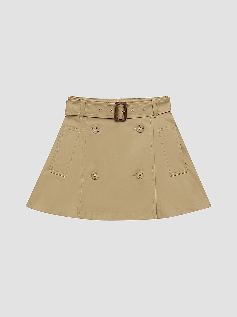 Little Girl's & Girl's Katey Cotton Skirt - Sand - Size 10