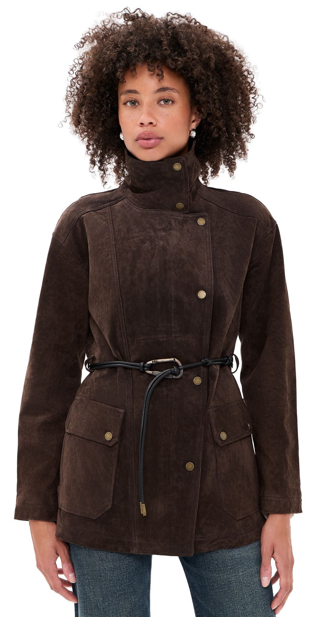 Avec Les Filles Field Belted Jacket Wood XL