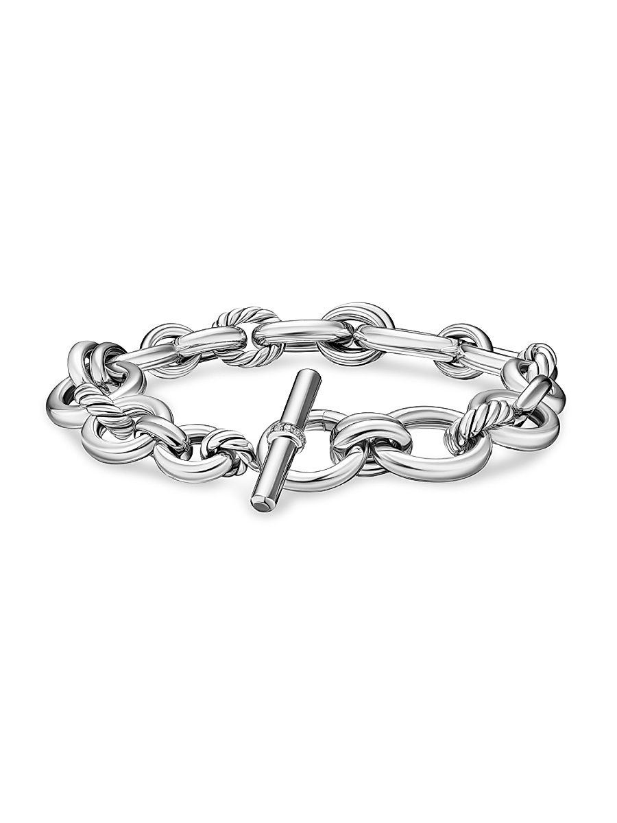 Women's DY Mercer Chain Bracelet in Sterling Silver - Silver - Size Medium