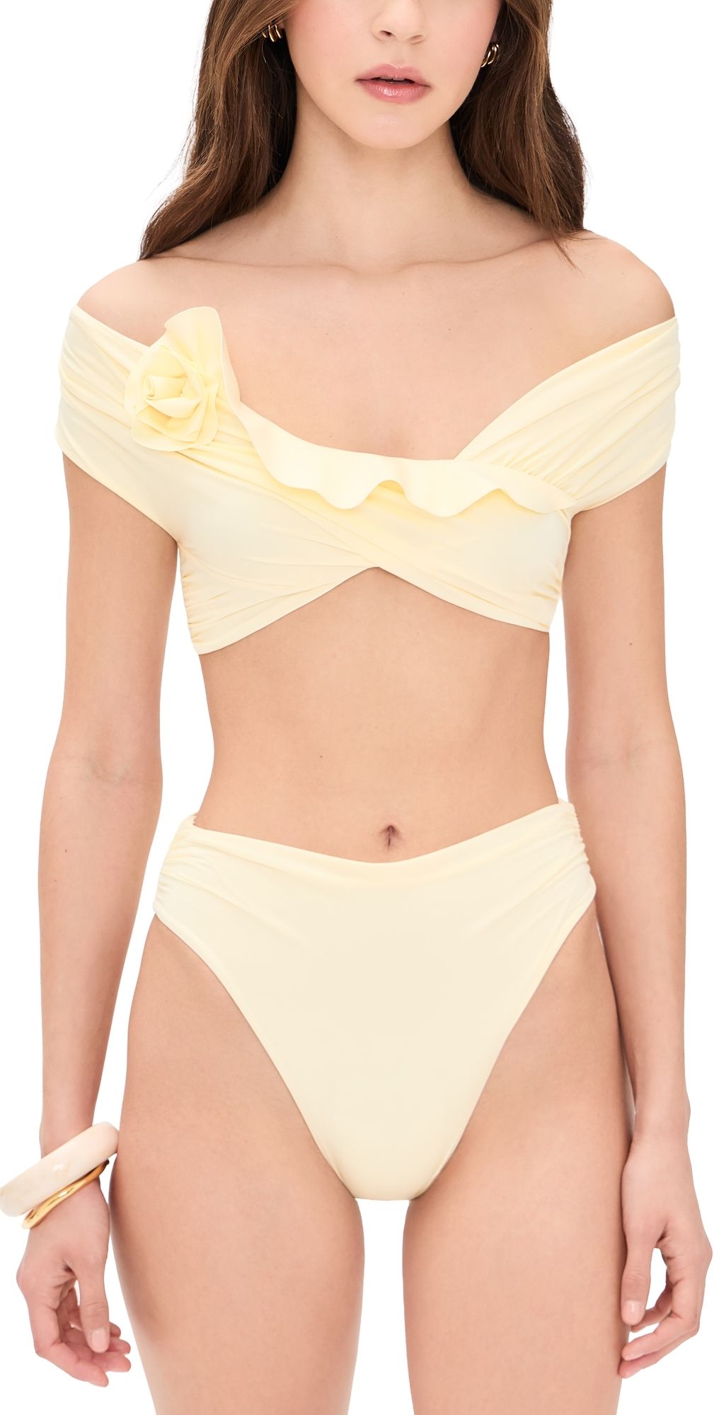 Maygel Coronel Rosy Two-Piece Swimsuit Vanilla One Size