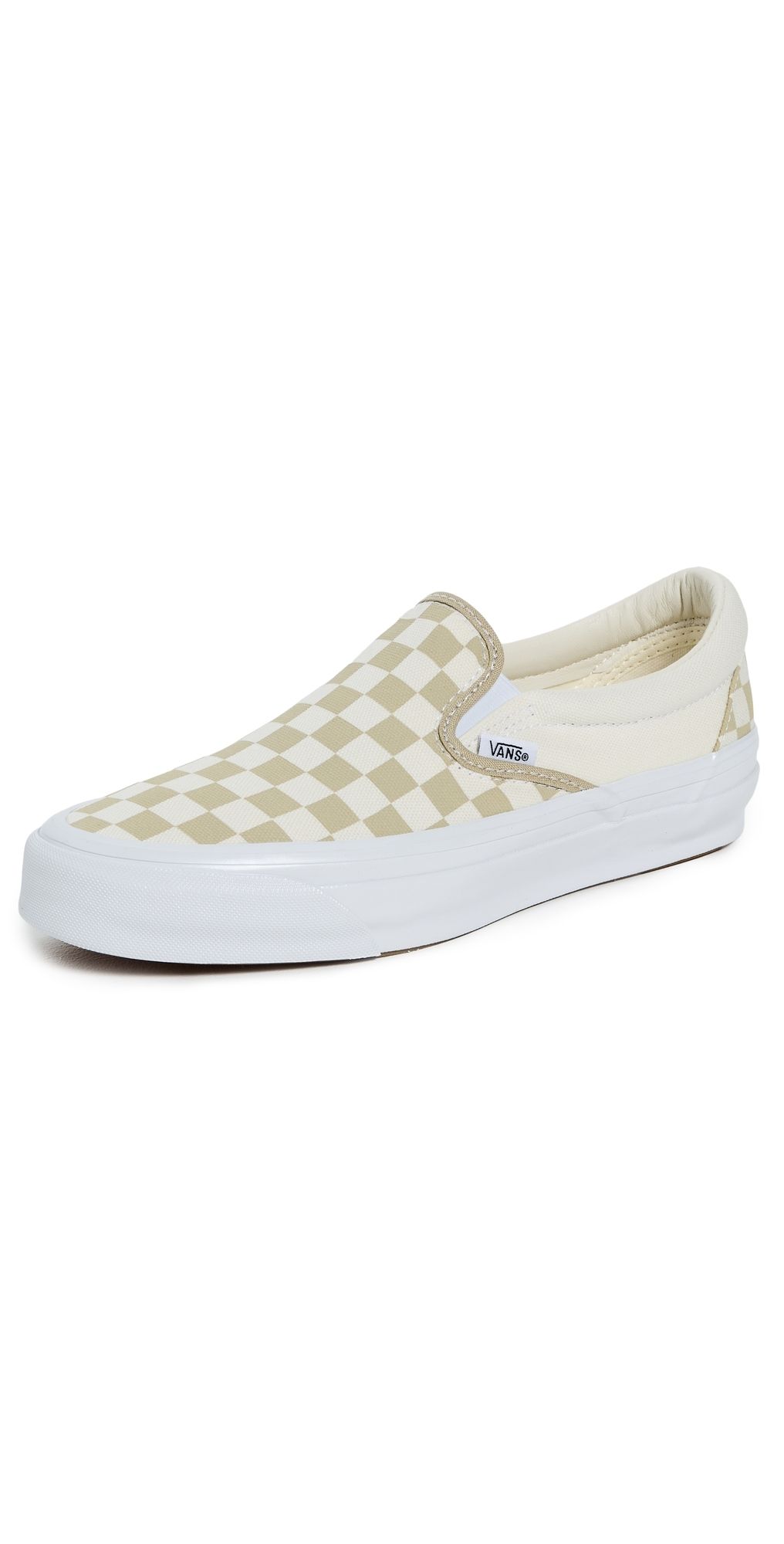 Vans Classic Checkerboard Slip On Sneakers Checkerboard Eucalyptus M 8/ W 9.5