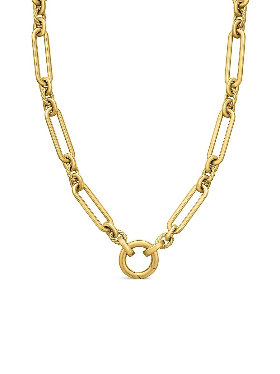 Women's Lexington Chain Necklace in 18K Yellow Gold, 6.5mm - Gold - Size 20