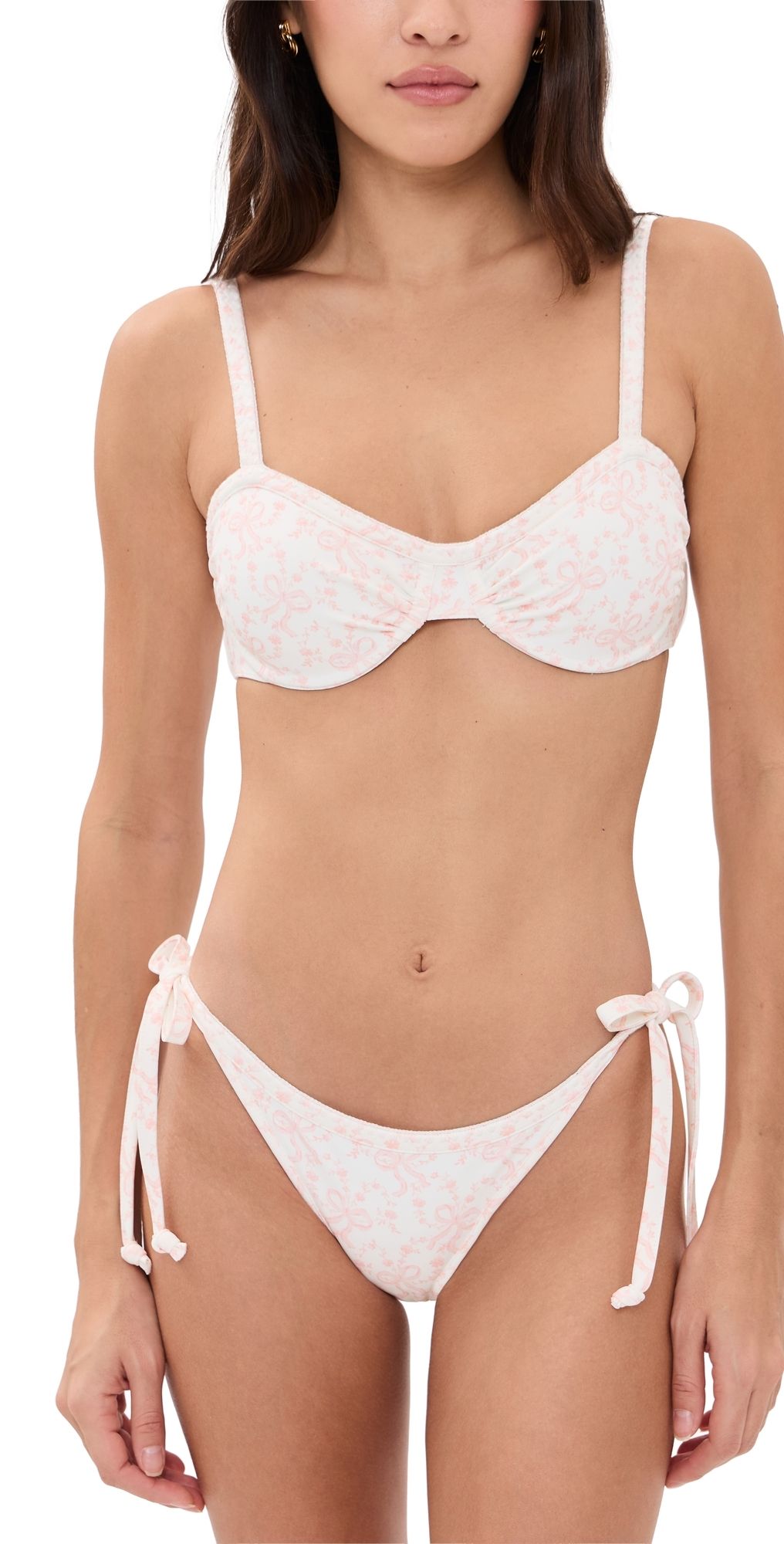 LoveShackFancy Lorlili Bikini Set Chantilly M