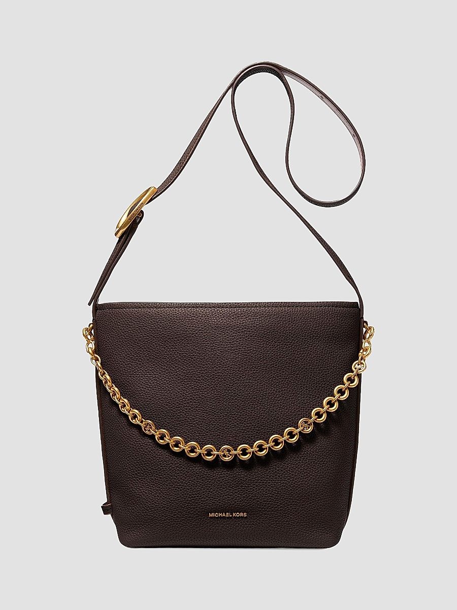 MICHAEL Michael Kors Women's Nolita Small Leather Bucket Bag - Luggage