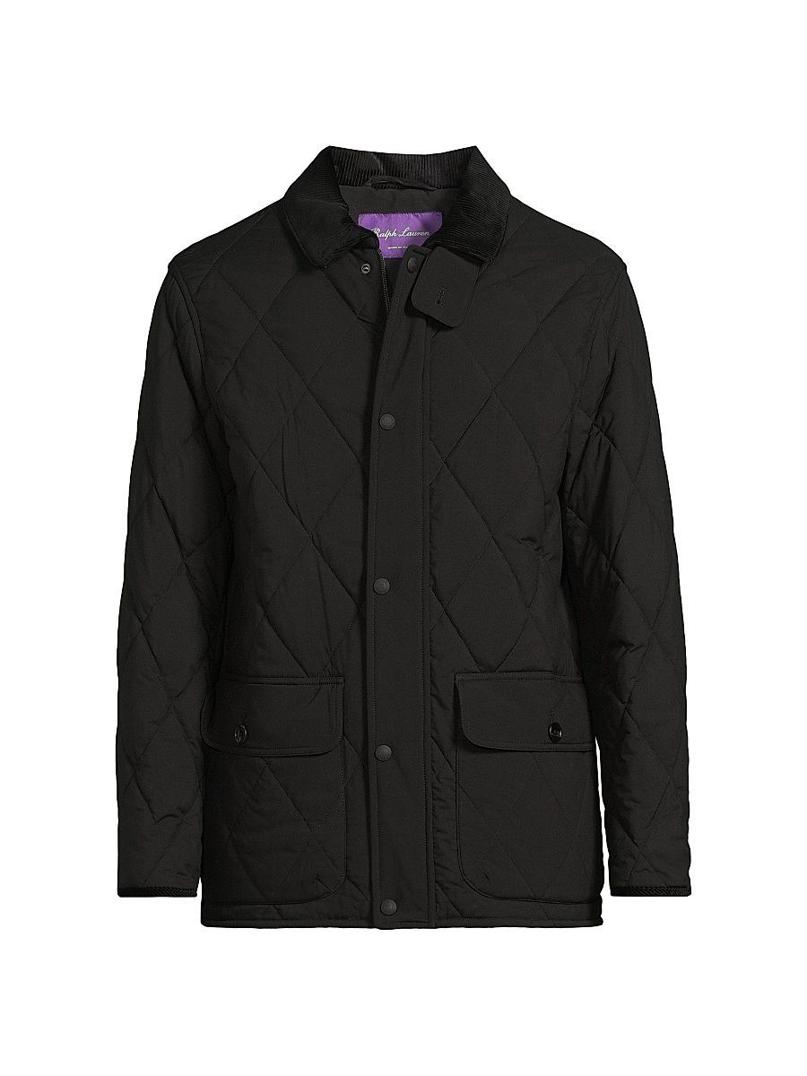 Men's Carleton Quilted Down Jacket - Polo Black - Size XXL