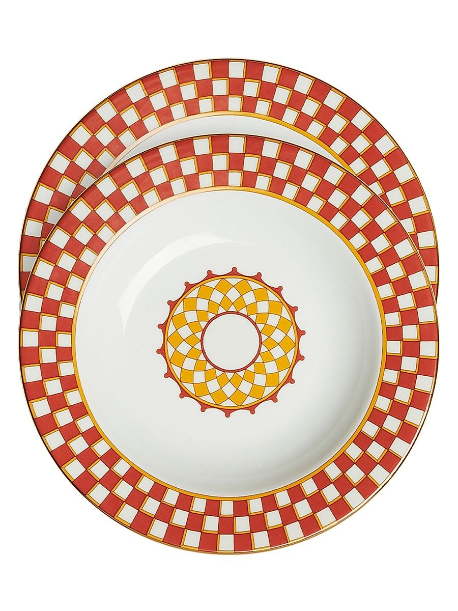 Soup Plate Set of 2 - Apollo Mattone