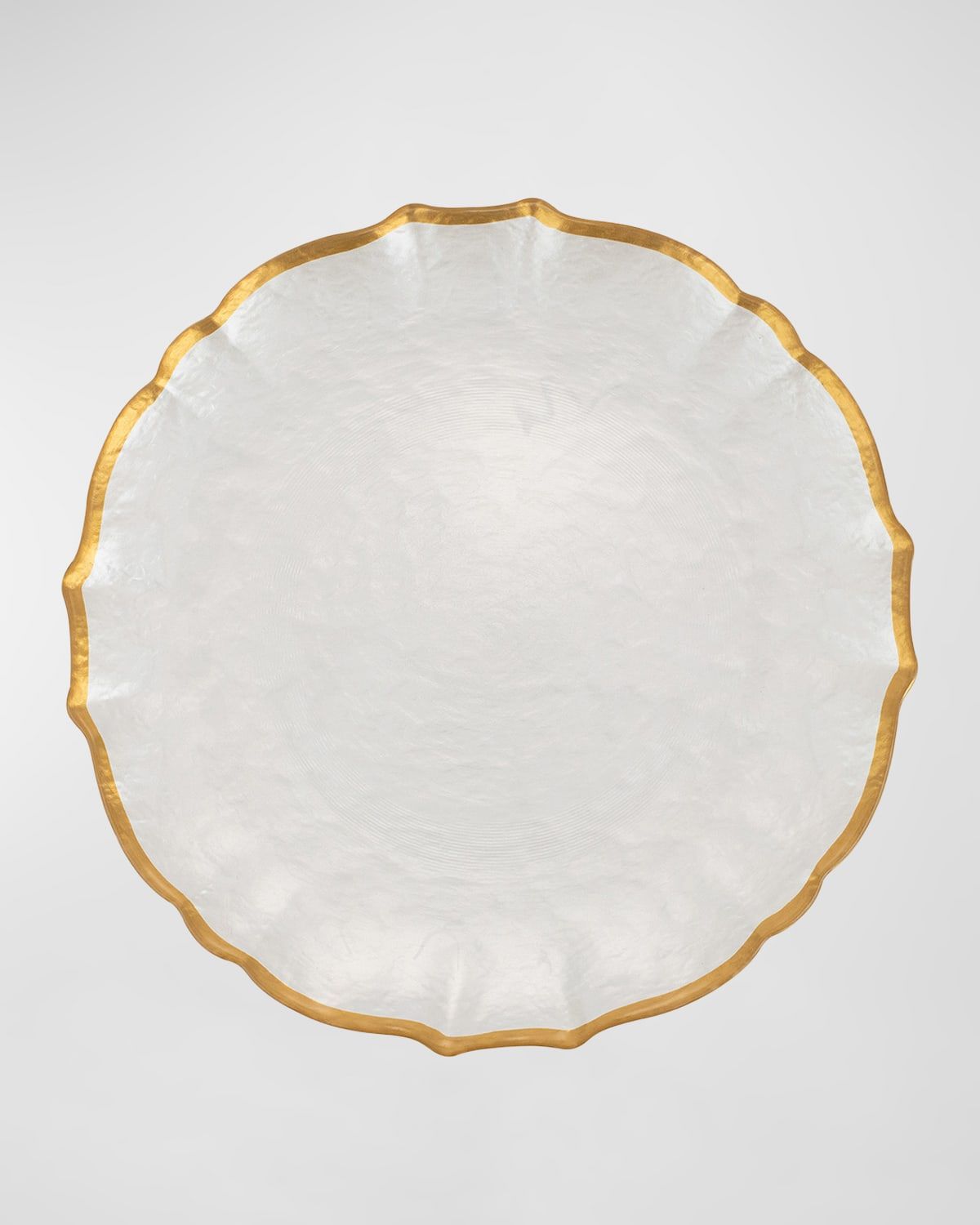 Baroque Glass Dinner Plate