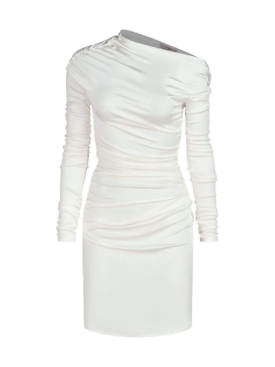 Et Ochs Women's Freya Ruched Minidress - Optic White - Size 2