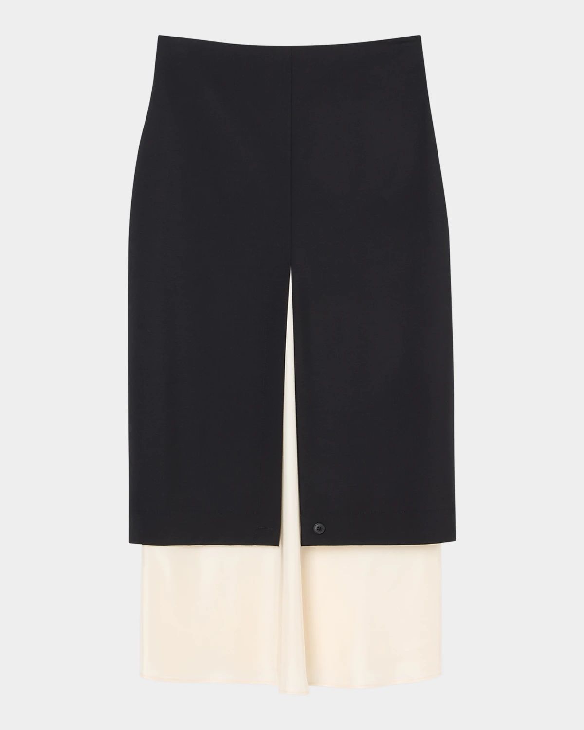 Contrast Upside Down Skirt