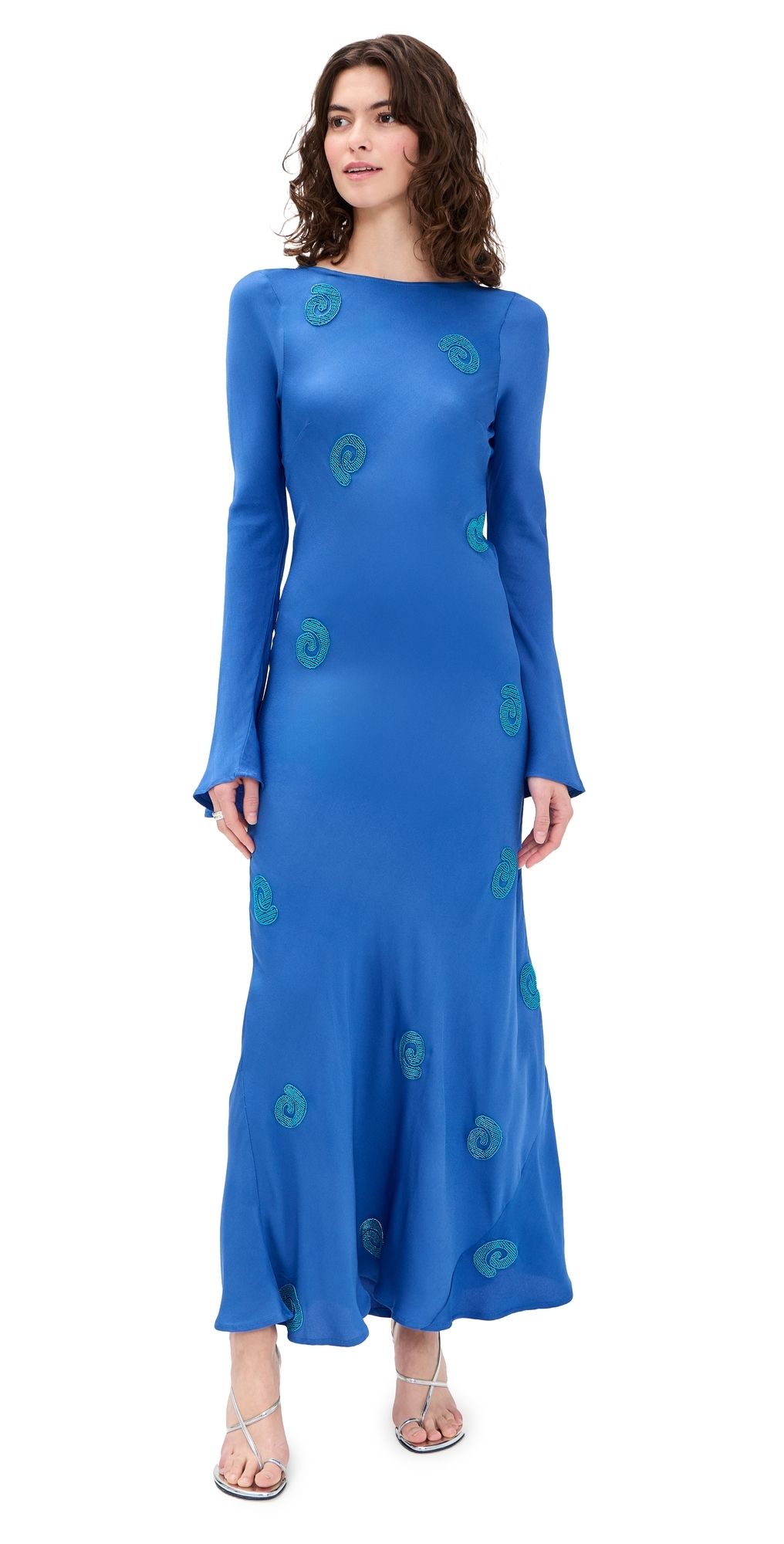 The Wolf Gang Zephora Maxi Dress Topaz XL