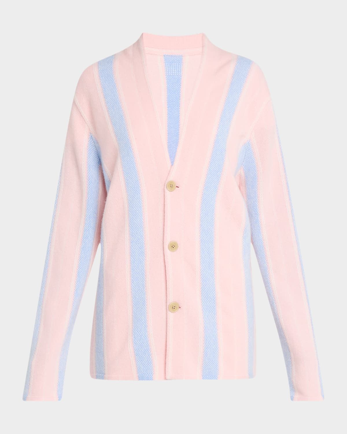 Baja Everywear Cashmere Stripe Cardigan