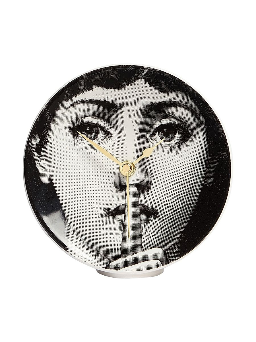 Silenzio Wall Clock - Black White