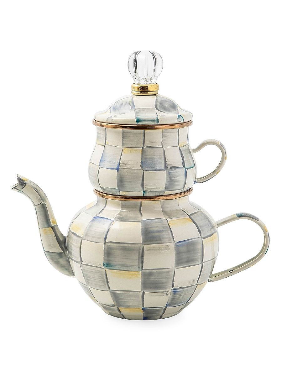 Sterling Check High Tea Set