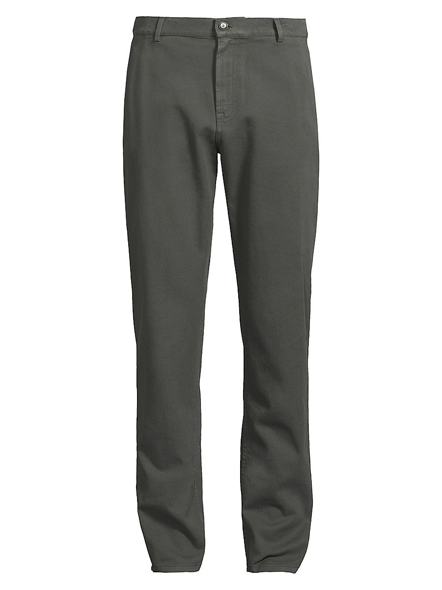 Men's Stretch Cotton Modern-Fit Sport Trousers - Dark Grey - Size 40