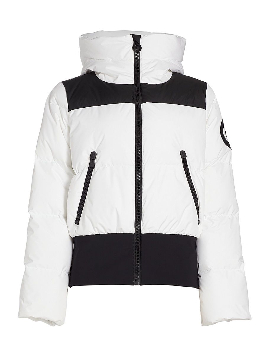 Women's Boulder Quilted Down Jacket - White - Size 14