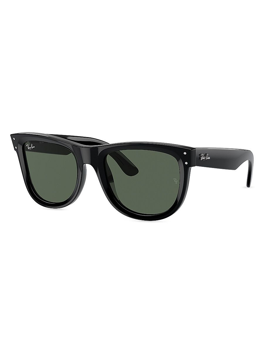Men's RBr0502s 53MM Square Sunglasses - Black Dark Green