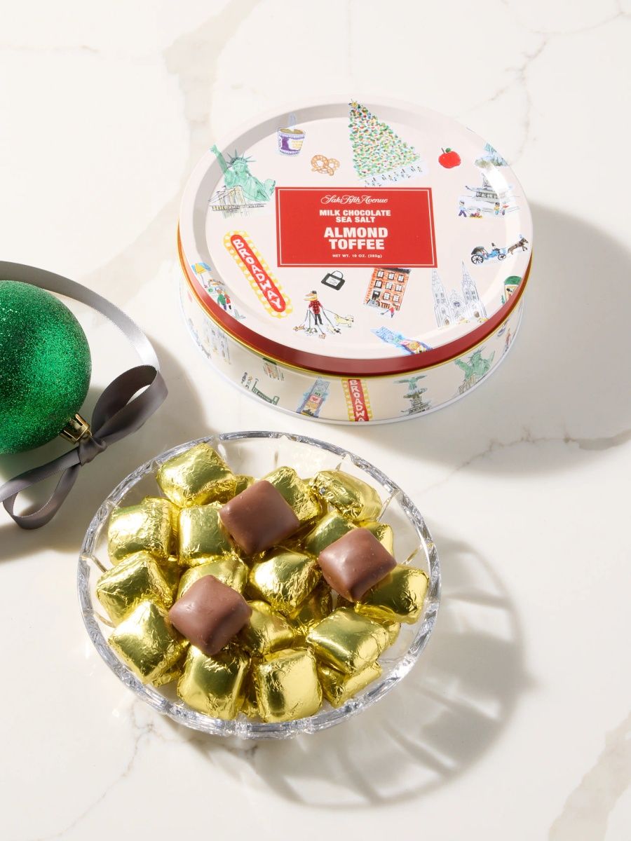Saks Fifth Avenue Milk Chocolate Almond Toffee With Sea Salt