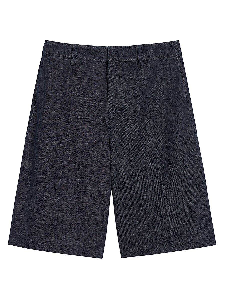 Women's Denim Bermuda Shorts - Ultramarine - Size 6