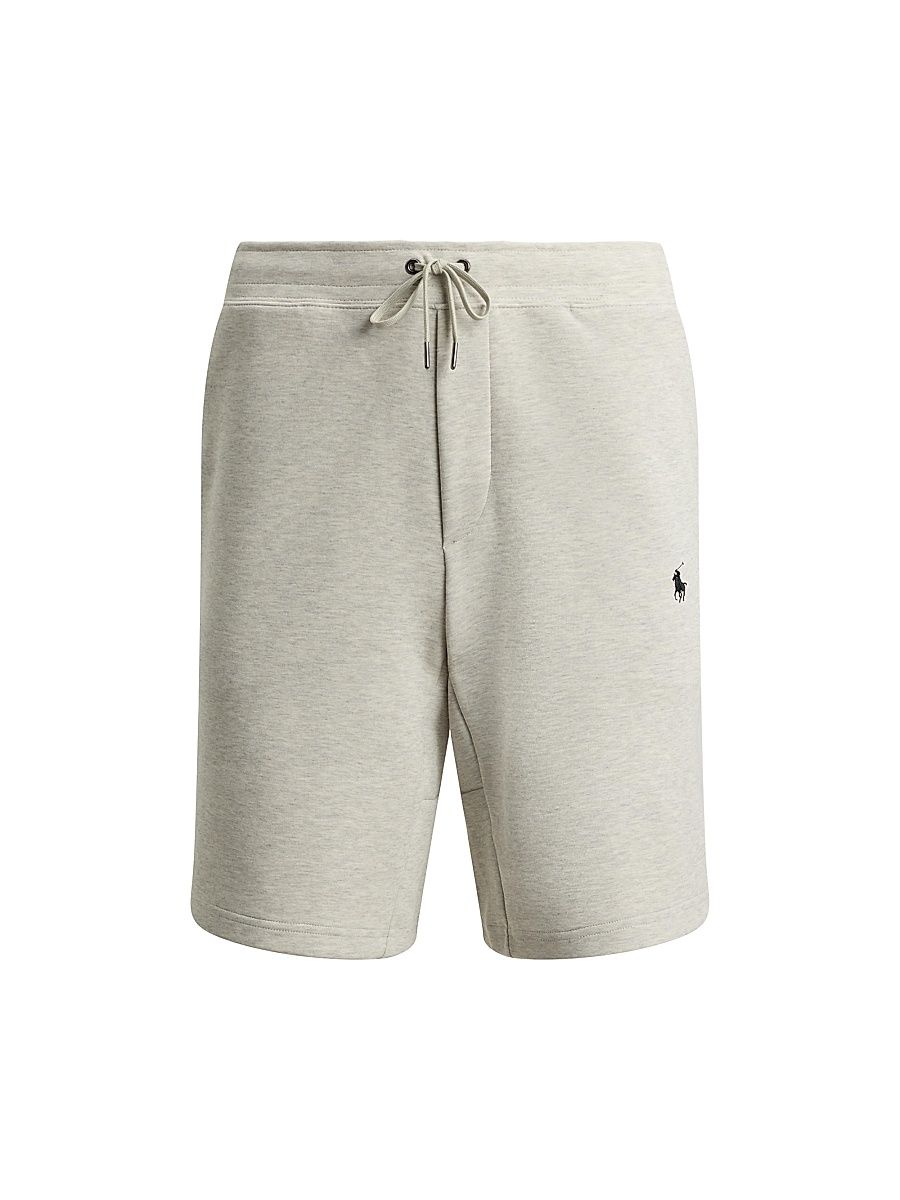 Men's Pony Cotton-Blend Drawstring Shorts - Light Sport Heather - Size XL