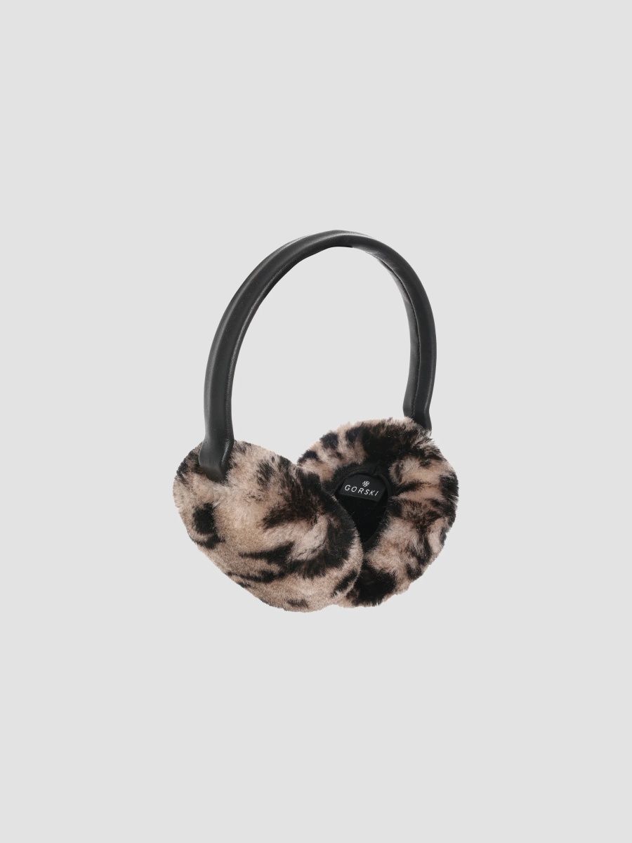Gorski Women's Select Shearling Lamb Earmuffs - Multicolored
