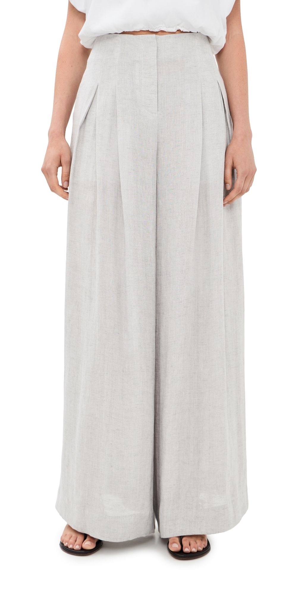 TWP Drew Pants Light Heather Grey 12