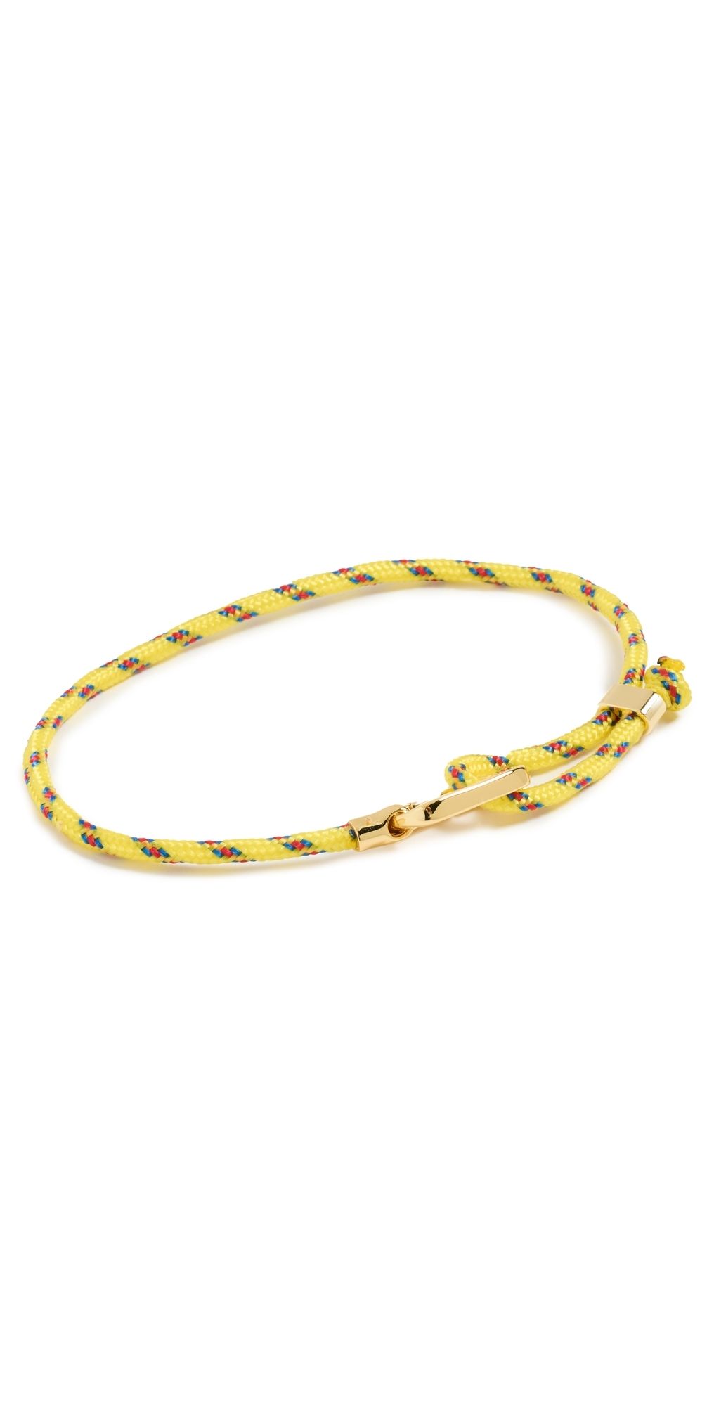 Gorjana Link Paracord Bracelet Yellow One Size