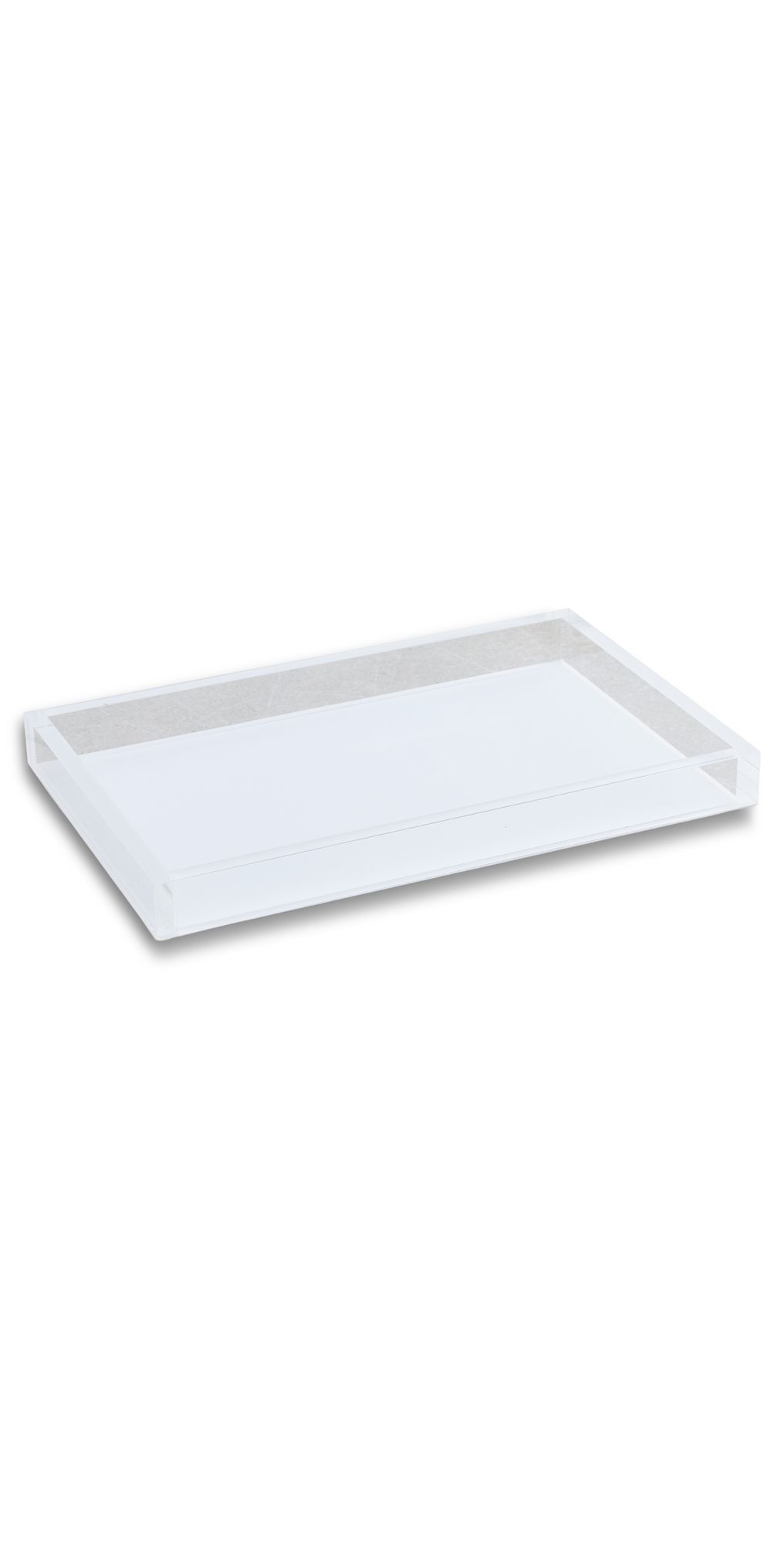 Tizo Design Lucite Tray White One Size