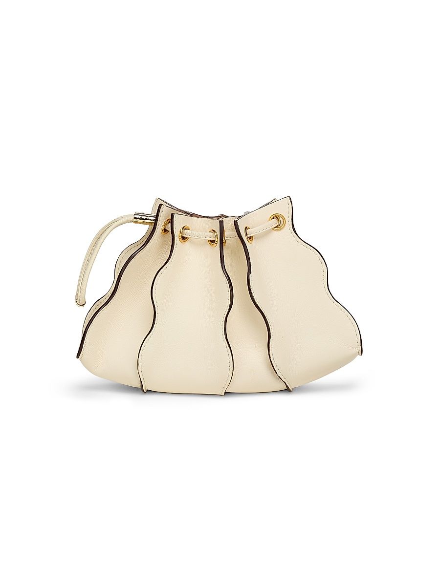 Women's Adria Small Leather Crossbody Bag - Cowrie