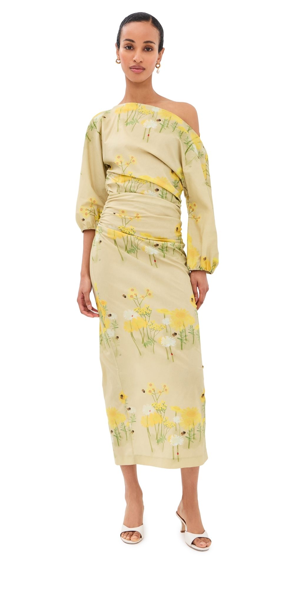 Bernadette Ezra Dress Yellow Chamomille/Sand 36