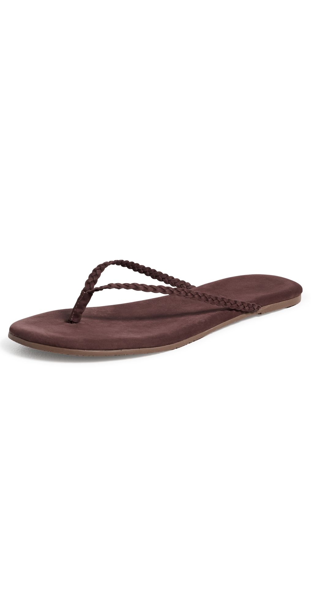 TKEES Lily Braid Sandals Bourbon 9