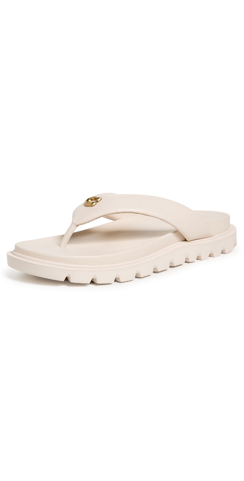 Coach Brynn Thong Sandals Chalk 11