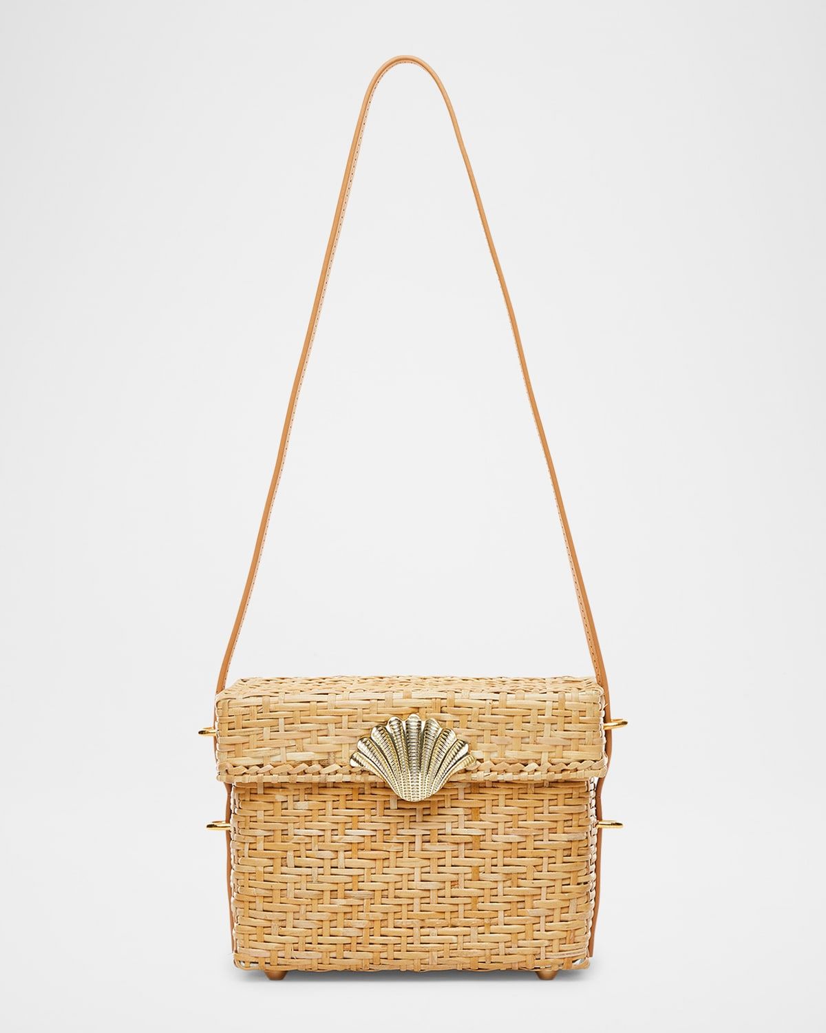 The Box Rattan Shoulder Bag